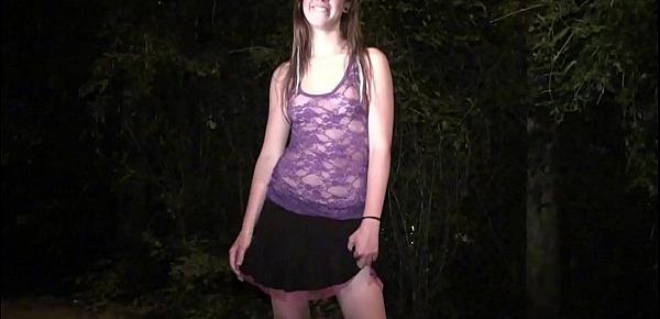 Cute young blonde girl going to public sex gang bang dogging orgy with strangers 744 Porn Videos