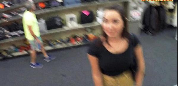 Amateur girl trades her pussy with money to buy new books