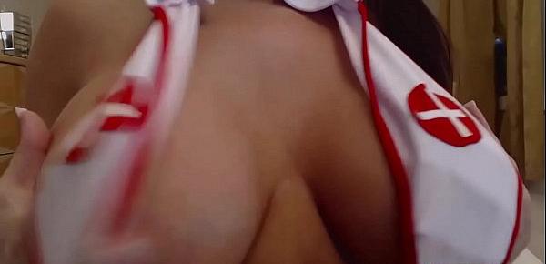 Nurse play a big dildo sexy nurse private sho 1135 Porn Videos
