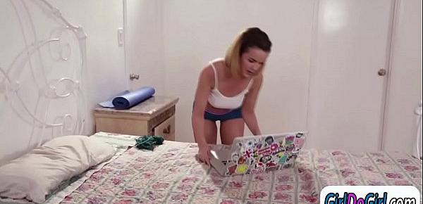 Hot roommates naked in webcam